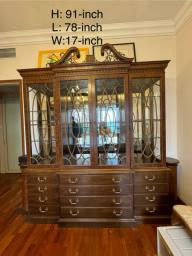 Wooden cabinet chinese vintage design image 1