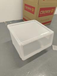 ikea storage box with lid transparent image 6