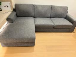 3-seater L-shaped sofa great condition image 5